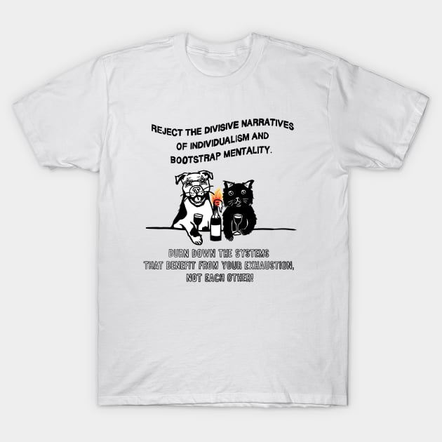 COMMUNITY AND COMRADES T-Shirt by TriciaRobinsonIllustration